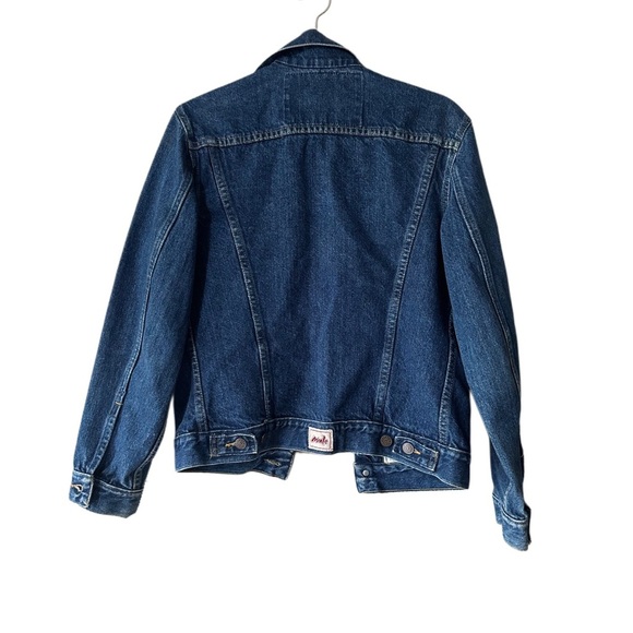 Male Vintage Denim Cotton Jacket w/ Muti Pockets for Storage and Button Closure. - Picture 2 of 7